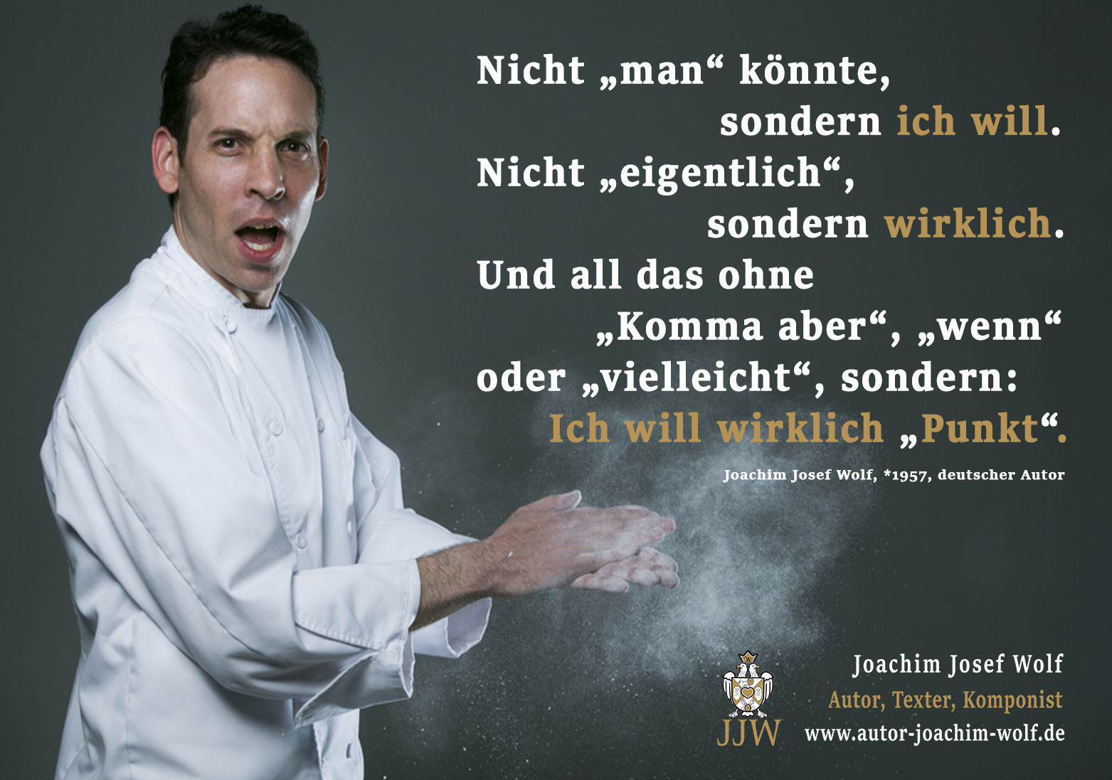 Nicht man, eigentlich, wenn und aber Nicht man, eigentlich, wenn und aber